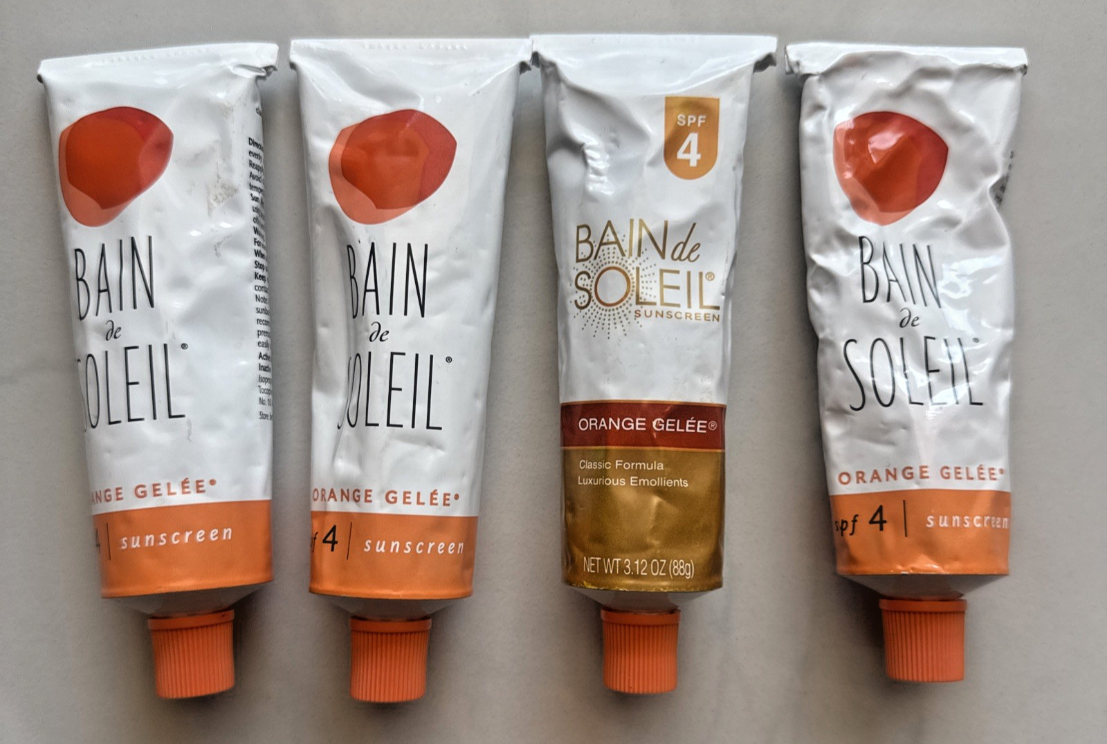 Bain De Soleil Orange Gelee SPF 4 Sunscreen 3.12 oz Discontinued NWOB Rare
