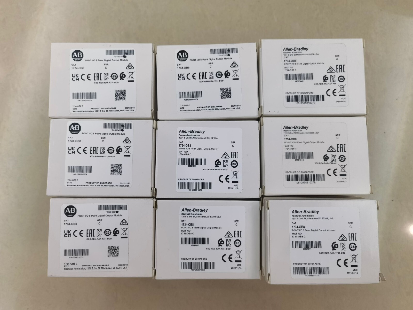 Newest Allen-Bradley 1734-OB8 SER C POINT I/O 8 Point Digital Output Module