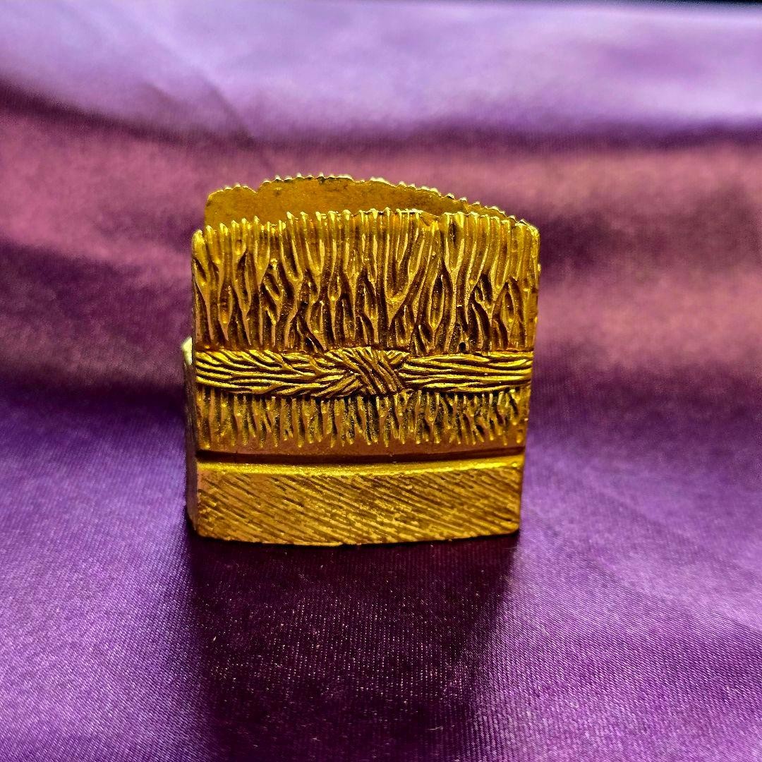 Japanese Title: ハバキ（刀の鞘具）  English eBay Title: Vintage Sword Habaki Fitting Bra