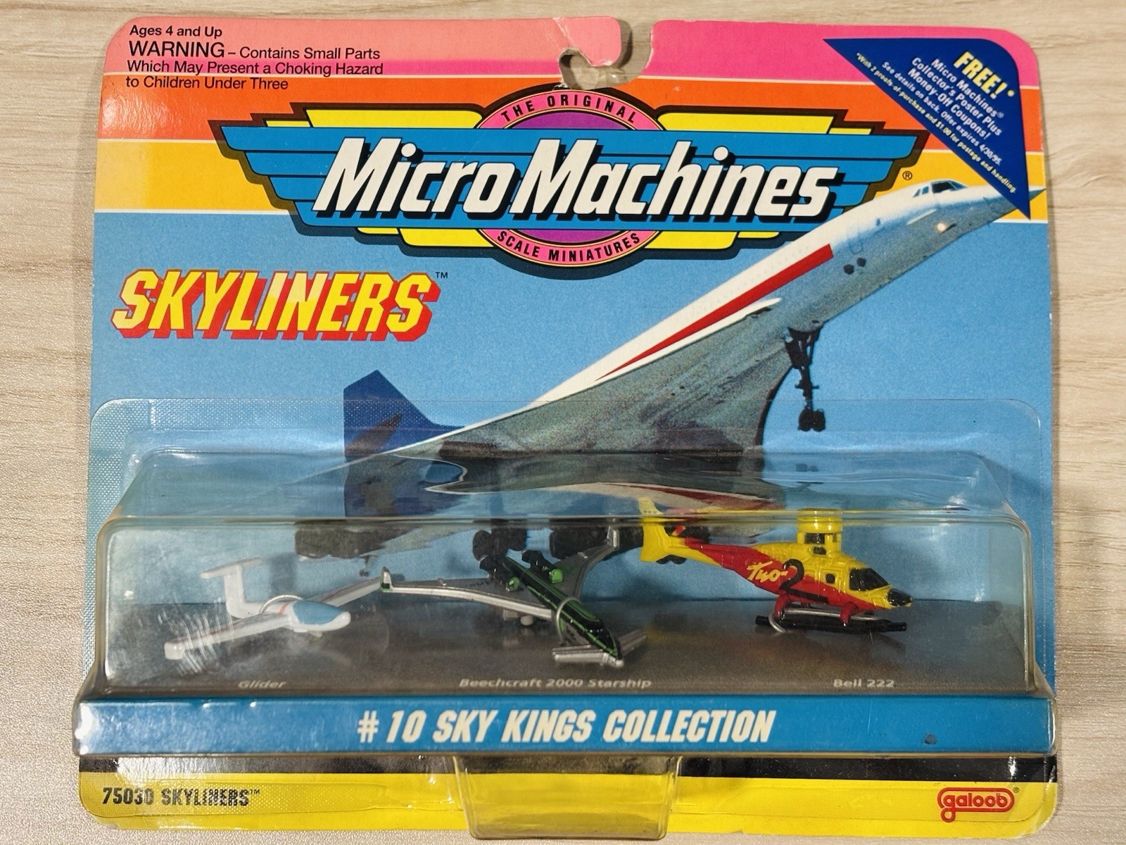 Vintage Galoob Micro Machines Skyliners Series – #10 Sky Kings Collection 1993