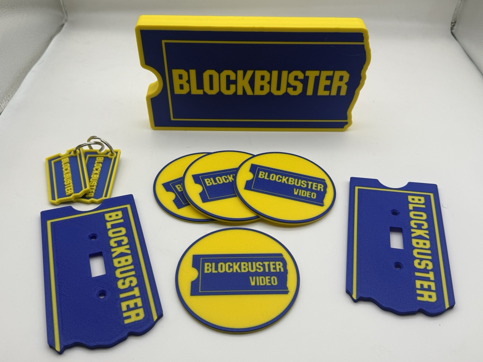 Led Light Up Blockbuster Video Retro Pack Home Theater Decoration Set. Led Light Up Blockbuster Video Retro Pack Home Theater Decoration Set.