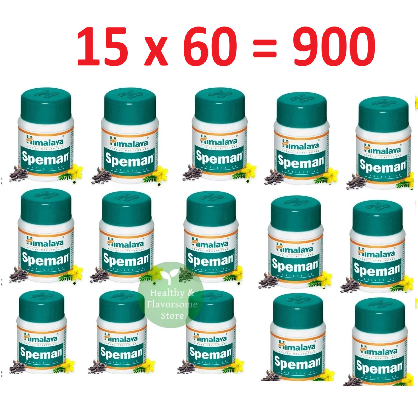 Himalaya Speman Tablets – Pack of 15 (60 Tablets Each) | Natural Men’s Health