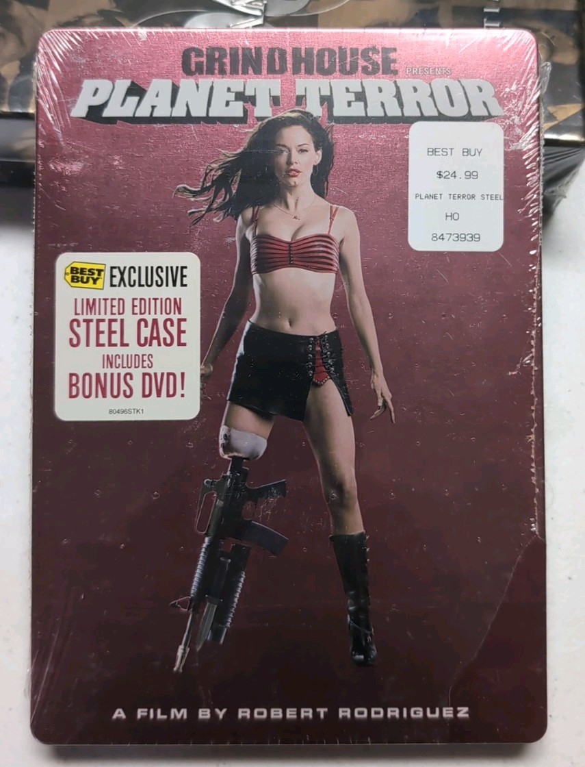 Grindhouse Planet Terror DVD Exclusive Limited Edition - 3 Dvds Steelbook 