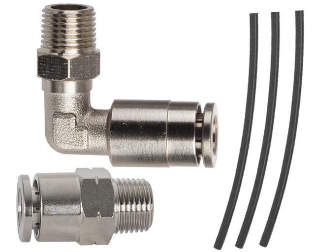 NEW 32 Degrees Macroline Kit - 1 Straight Fitting, 1 90 Fitting, & 3\' Black Line