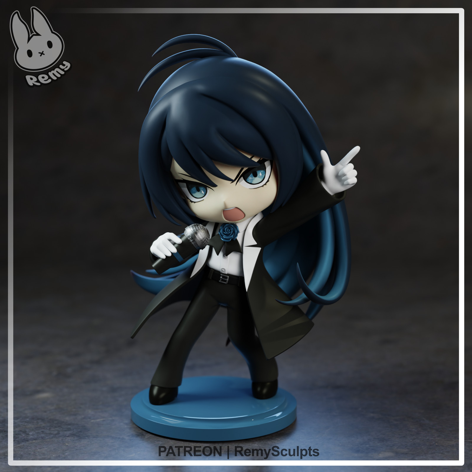 Chibi Scale Soulful Rebel High Quality Unpainted Resin Garage Kit