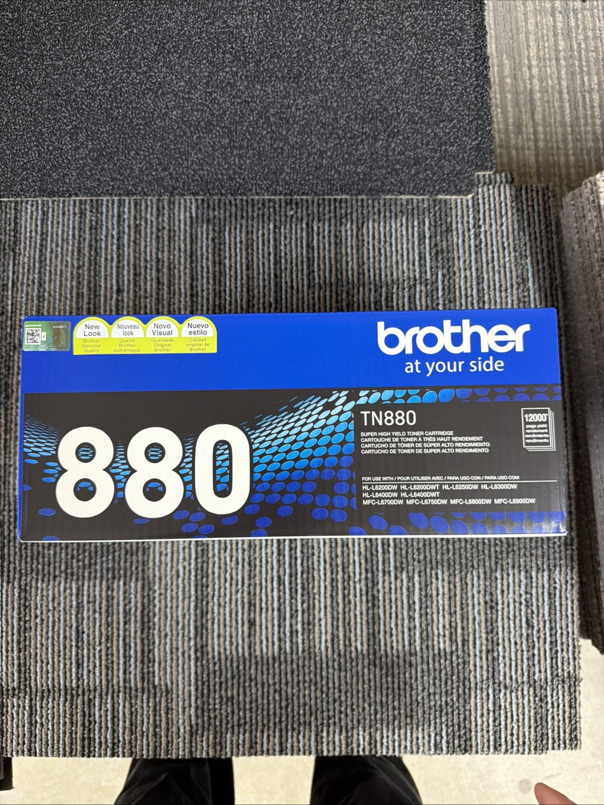Brother TN880 Genuine Super High Yield Black Toner Cartridge 12,000 Pages - New