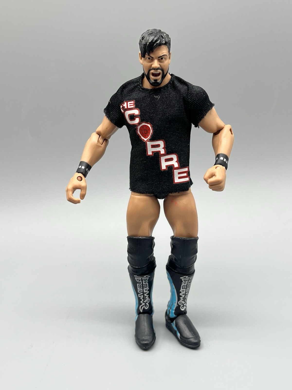 WWE Justin Gabriel Elite Series 12 w Shirt The Corre Nexus NXT PJ Black Mattel