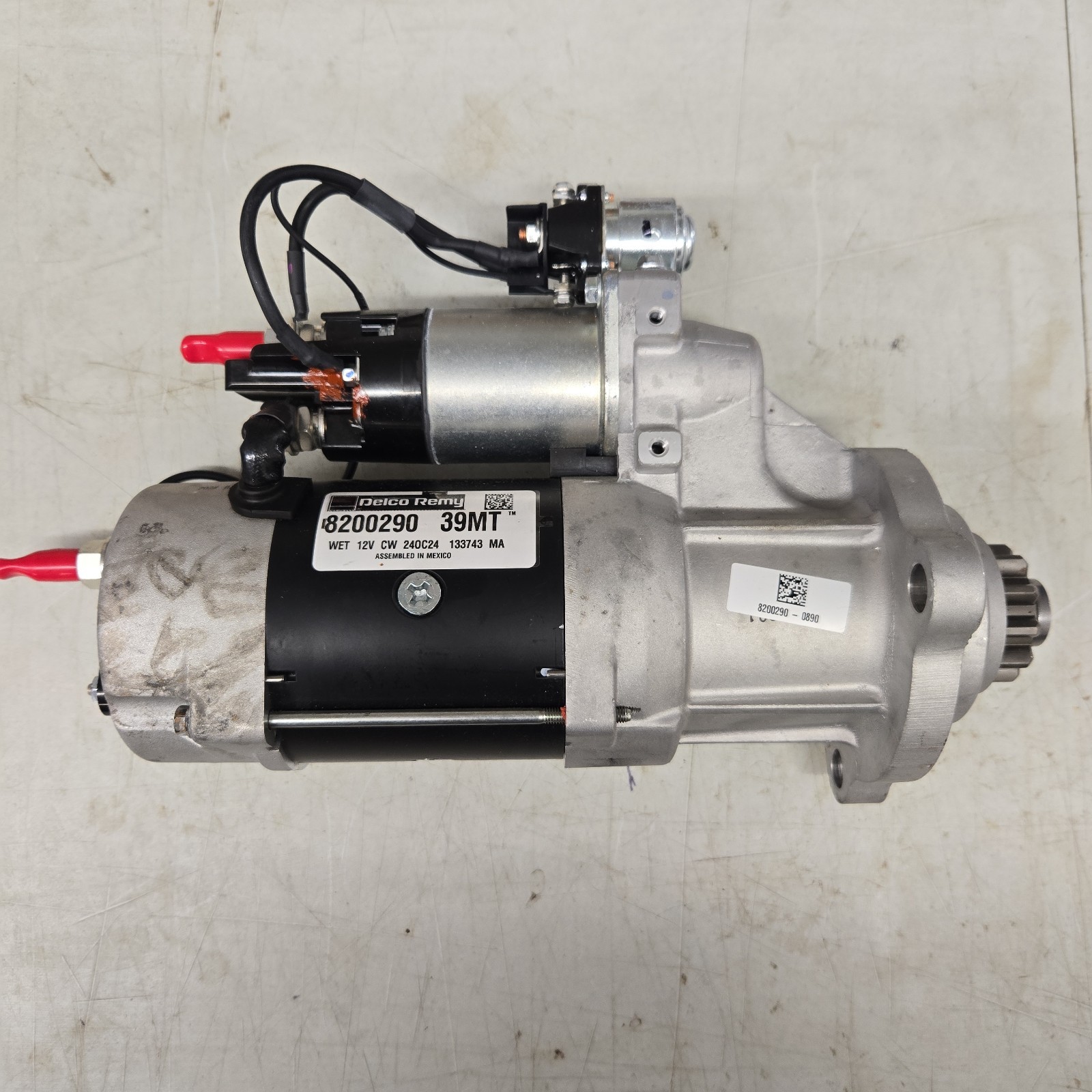 New Original Delco remy Starter 8200290 39mt 12 Volt CW
