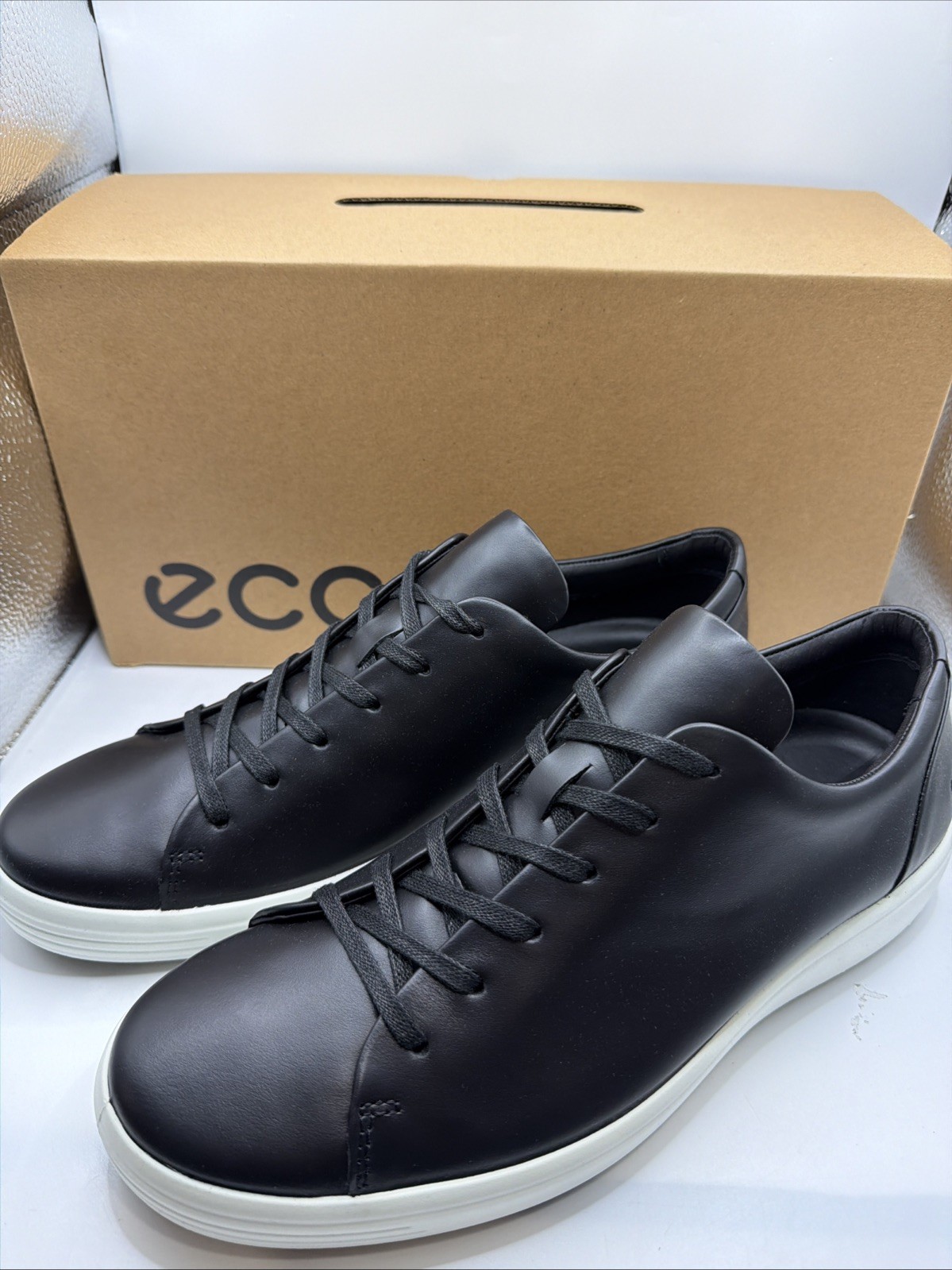 ECCO 470794 01001 Soft 7 Black Men\'s Low  Casual Shoes EU 44, US 10-10.5