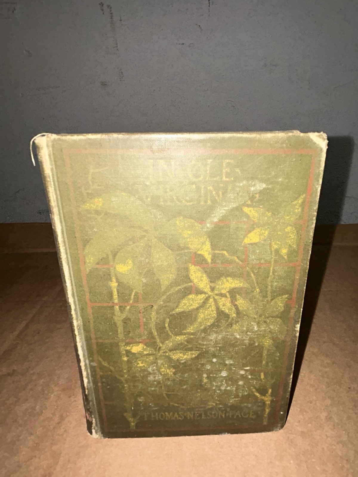 1891 In Ole Virginia by Thomas Nelson Page Cameo Edition Hardcover Illustrated 1891 In Ole Virginia by Thomas Nelson Page Cameo Edition Hardcover Illustrated