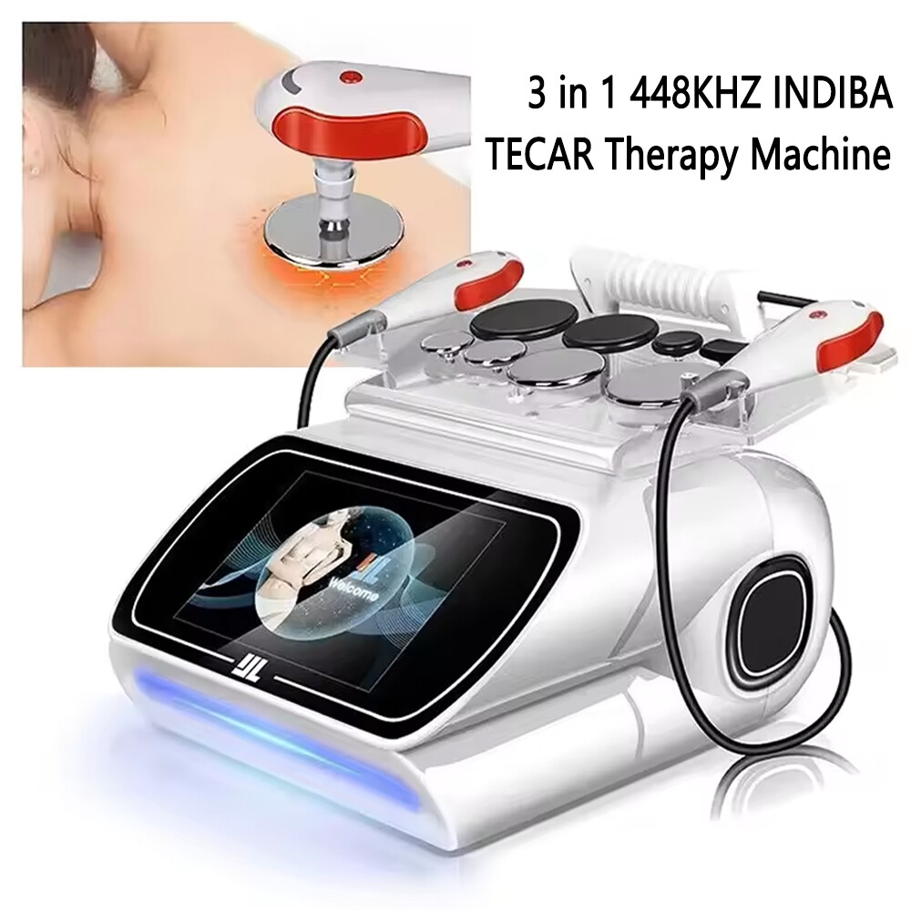 3in1 INDIBA 448KHZ Tecar Therapy RF Diathermy Body Slimming CET RET Machine