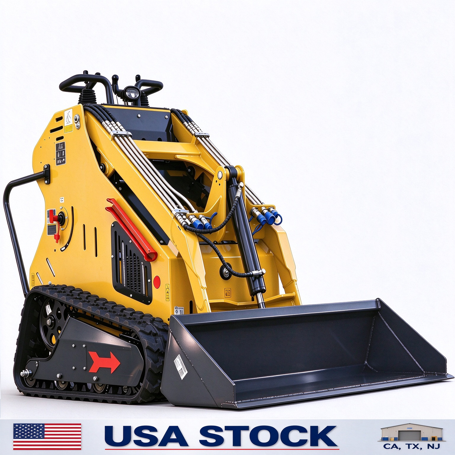 13.5HP Mini Skid Steer Loader RATO Gas Hydraulic System Electric Start CA/TX/NJ 13.5HP Mini Skid Steer Loader RATO Gas Hydraulic System Electric Start CA/TX/NJ