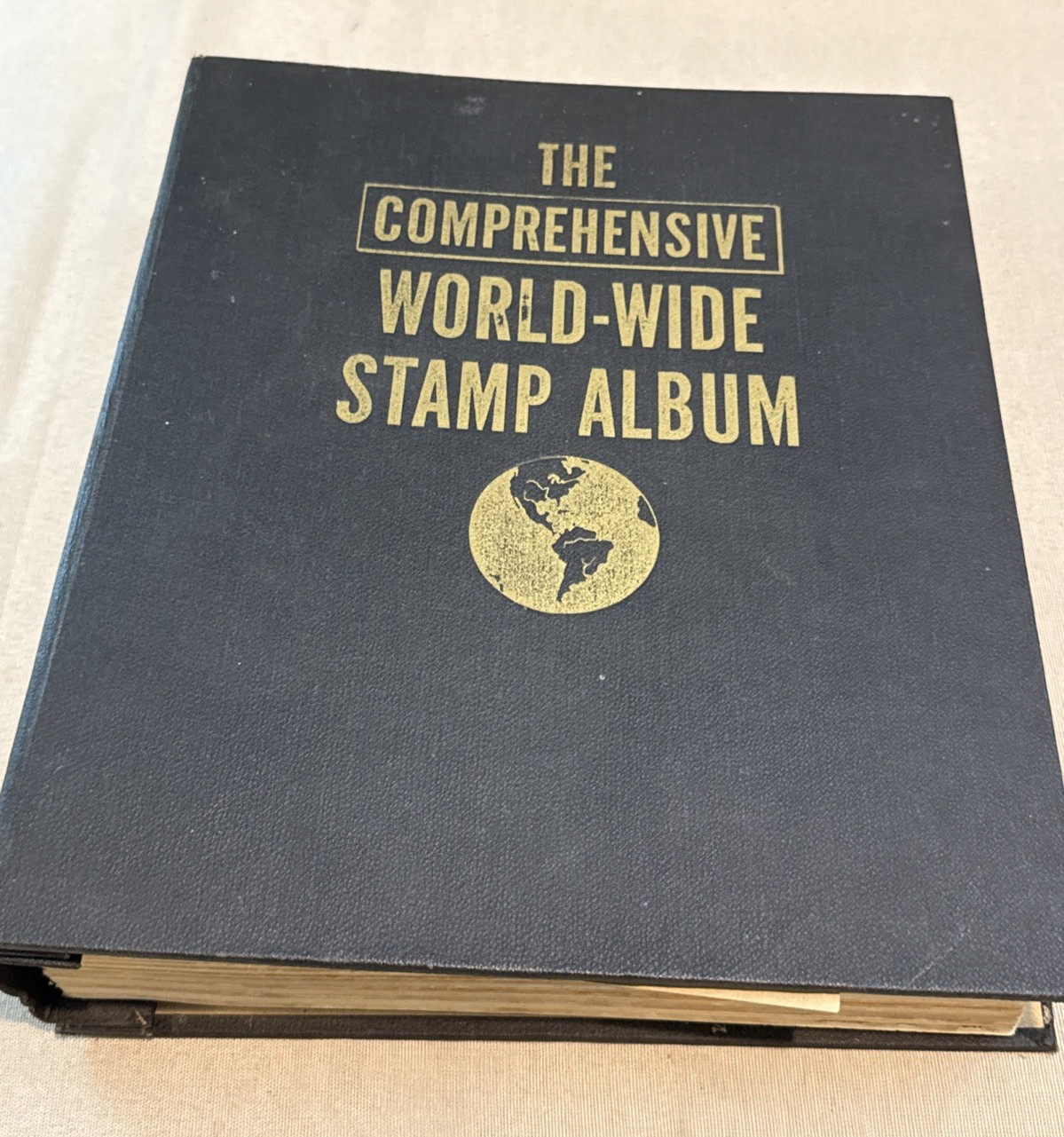 Worldwide Stamp Album Collection Comprehensive Many Stamps Canceled Mint Vintage