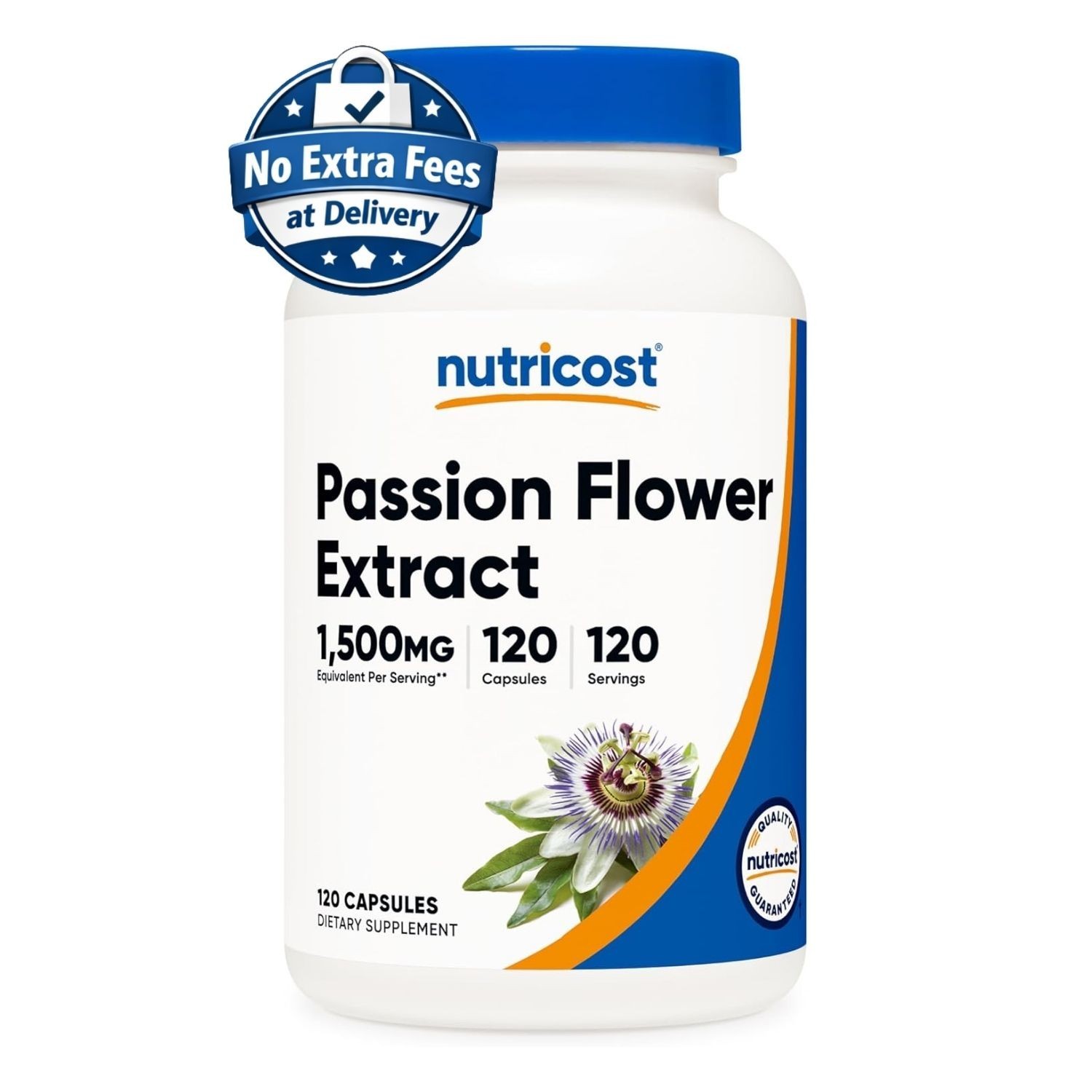 Extracto de Flor de la Pasión 1500mg | 120 Cápsulas | Passiflora incarnata