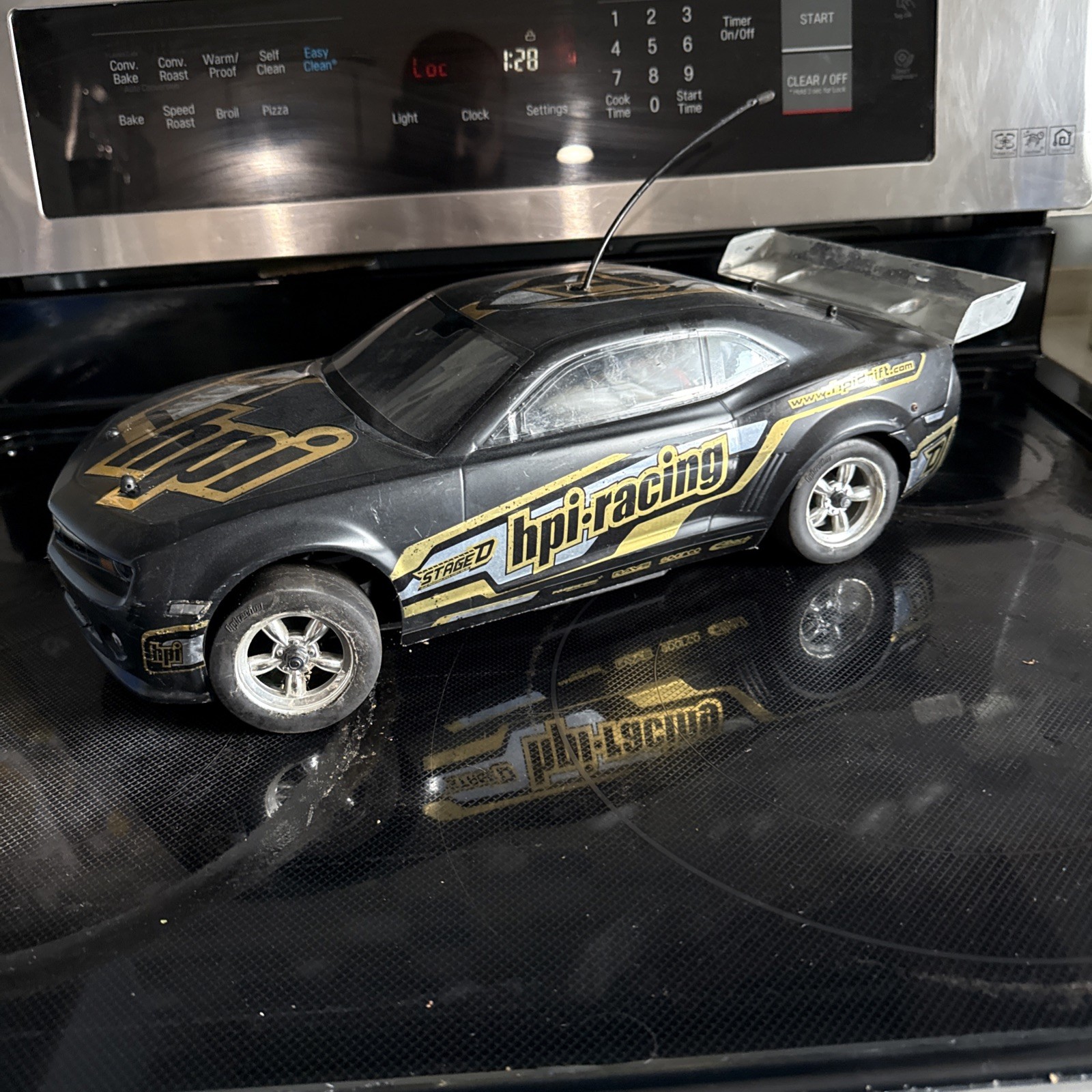 Vintage HPI Racing Sprint 2 Belt-Drive Brushed RC Drift Car Roller Rolling Chass Vintage HPI Racing Sprint 2 Belt-Drive Brushed RC Drift Car Roller Rolling Chass