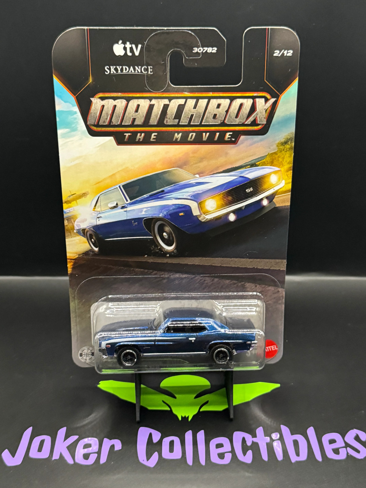 Matchbox the Movie Blue 1969 Chevrolet Camaro # 2/12 Matchbox the Movie Blue 1969 Chevrolet Camaro # 2/12