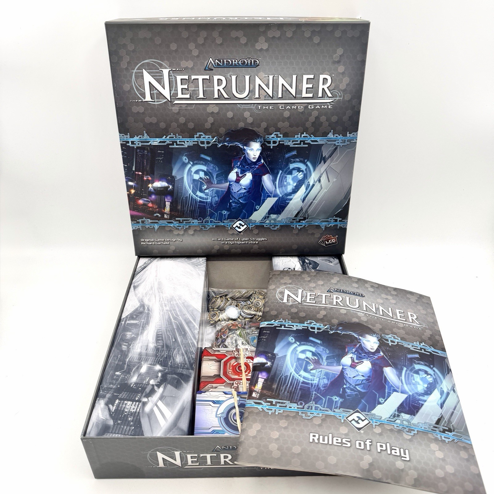 Android Netrunner The Card Game Original Core Set LCG Fantasy 100% Complete Android Netrunner The Card Game Original Core Set LCG Fantasy 100% Complete