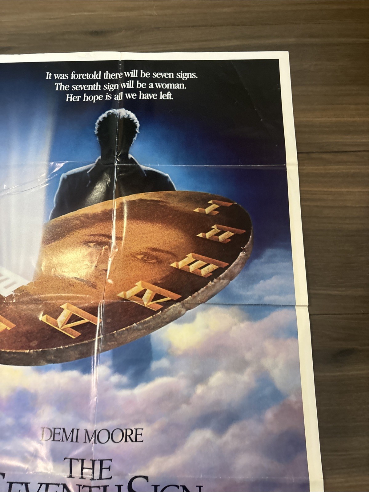 The Seventh Sign (1988) Original Movie Poster Folded 27x41 The Seventh Sign (1988) Original Movie Poster Folded 27x41