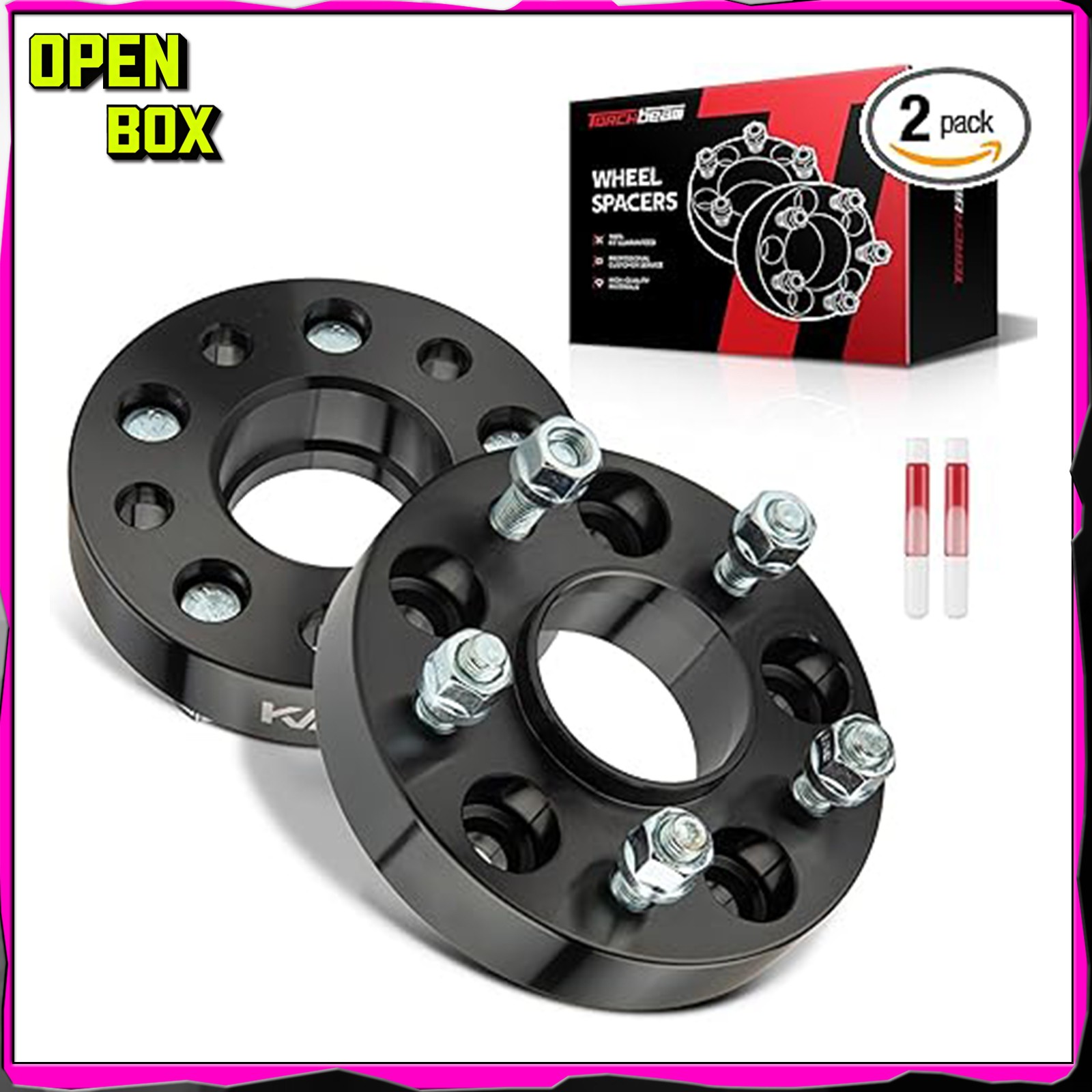 5x4.75 Hub Centric Wheel Spacers 1.25 inch with M12x1.5 Thread Pitch 5x4.75 Hub Centric Wheel Spacers 1.25 inch with M12x1.5 Thread Pitch