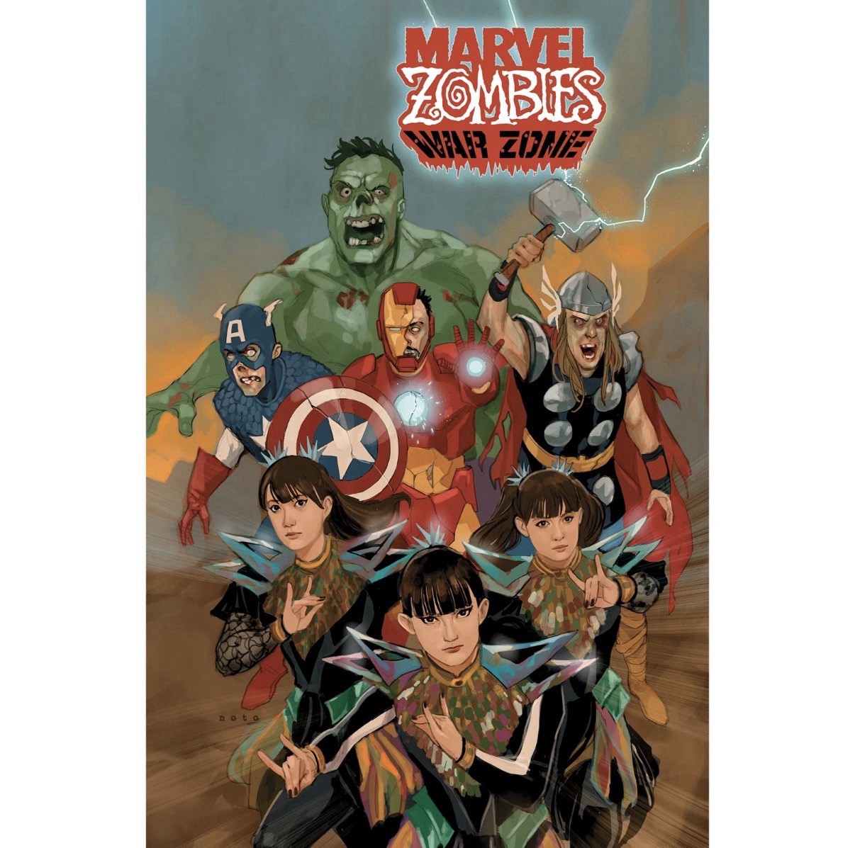 BABYMETAL Edition Marvel Zombies War Zone Comic Noto LE 3500 PRESALE 10/02