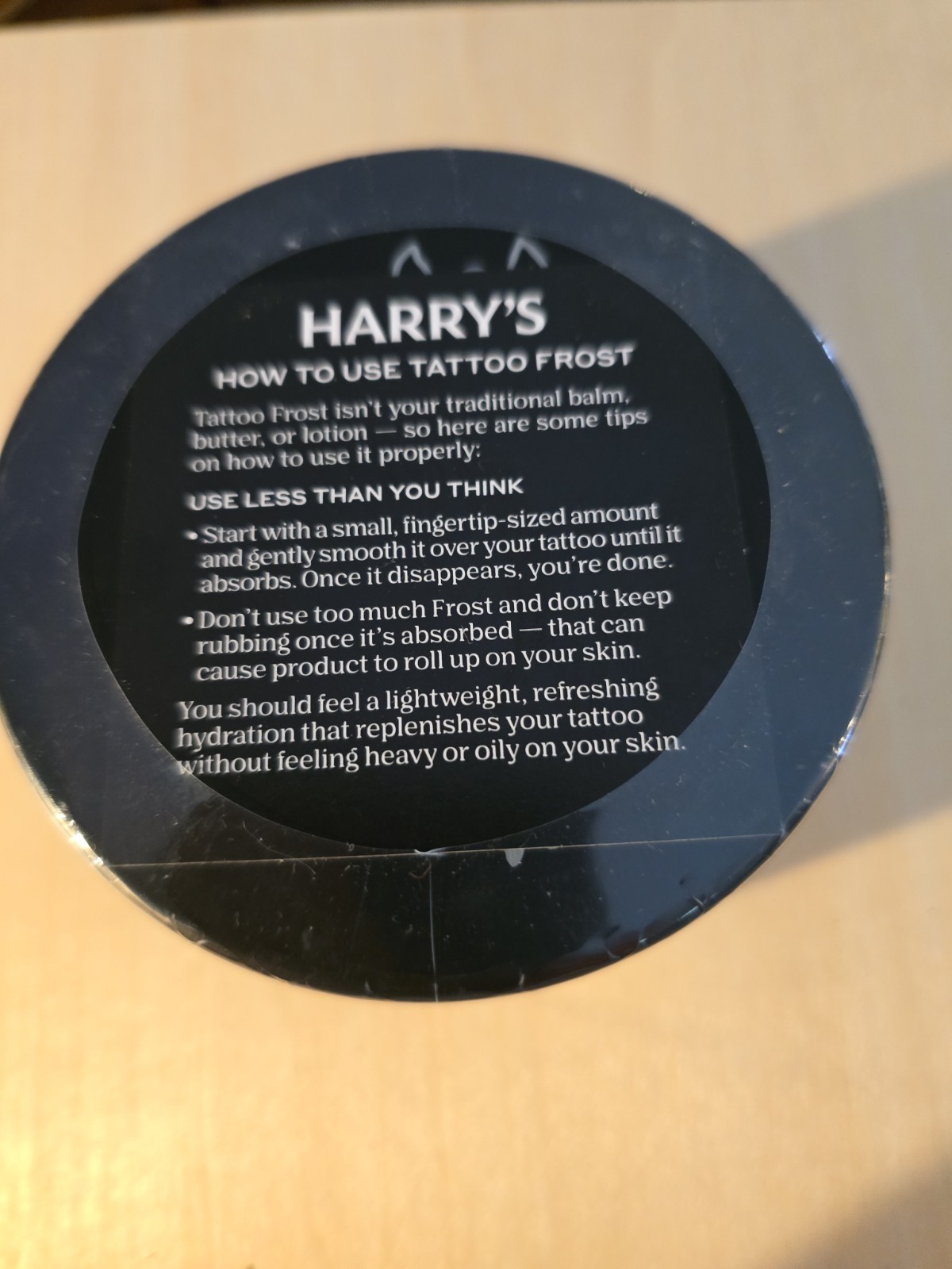 Harry’s Tattoo Frost, Tattoo Aftercare Gel for Hydration & Vibrancy. New, Sealed