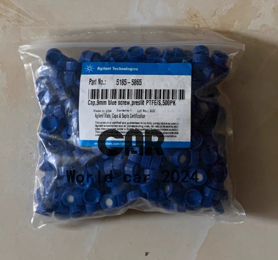 500pc new for Agilent 5185-5865 Pre opening bottle cap Via