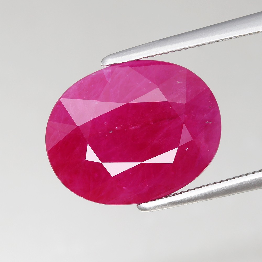 7.57ct Oval 13x10.3mm Natural Heated Pinkish Red John Saul Ruby - Kenya, Africa✨