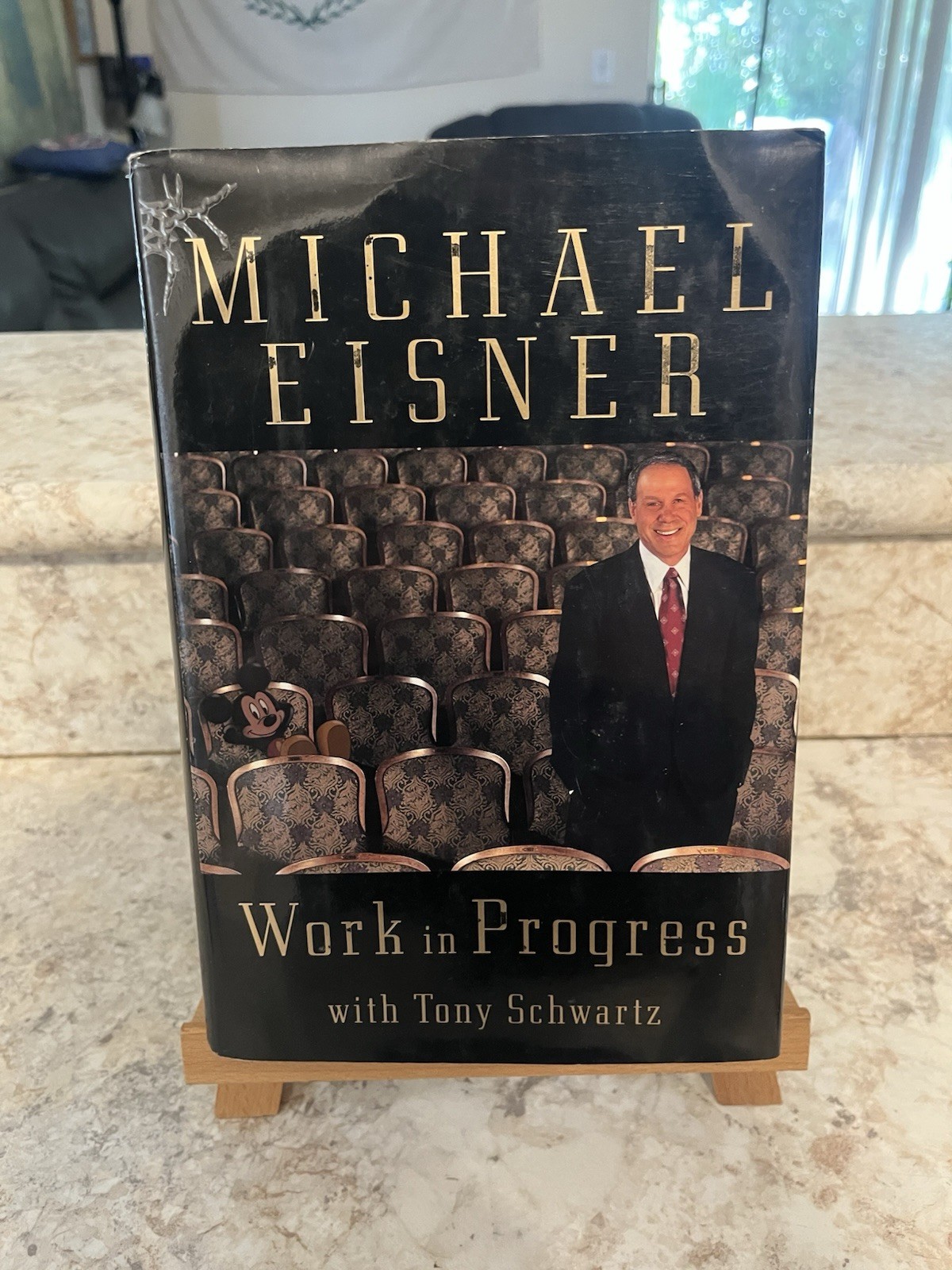 SIGNED/ AUTOGRAPHED 1st Edition Work in Progress Disney CEO Michael Eisner Book