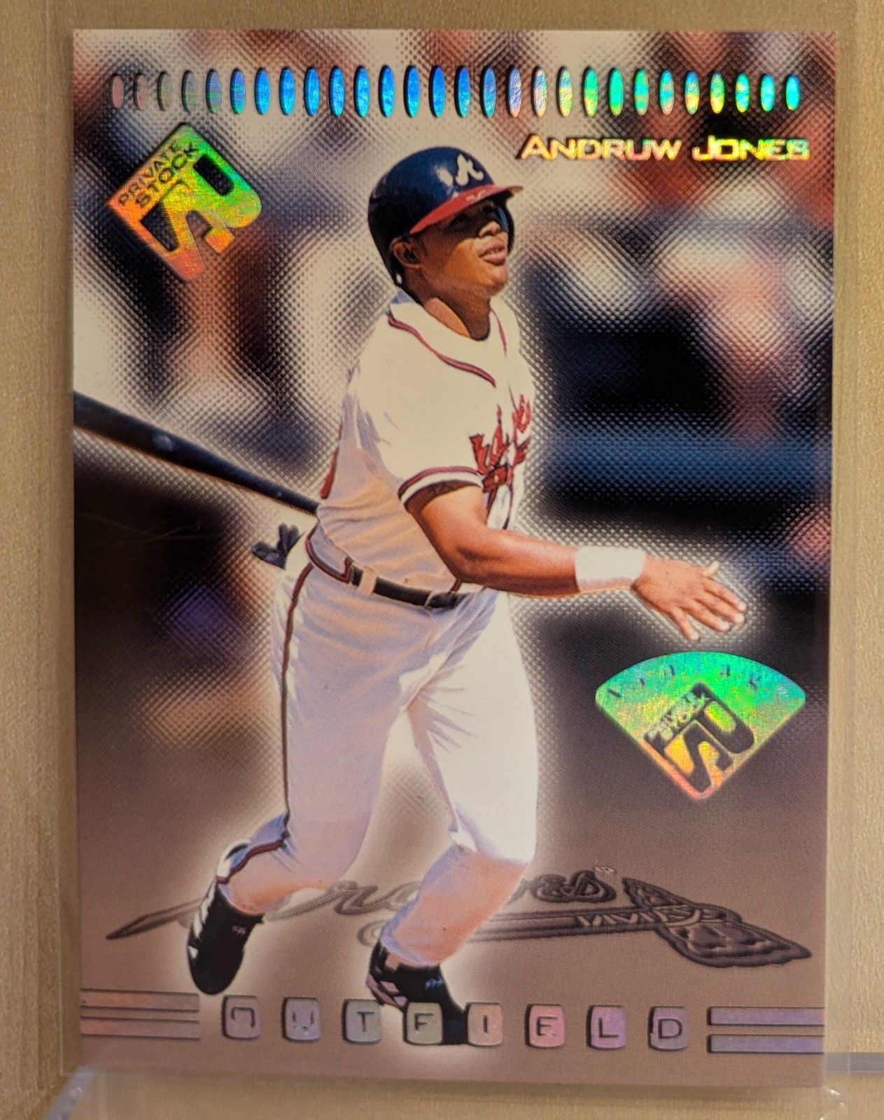 1999 Pacific Private Stock VINTAGE #36 Andruw Jones Braves RARE PARALLEL /99