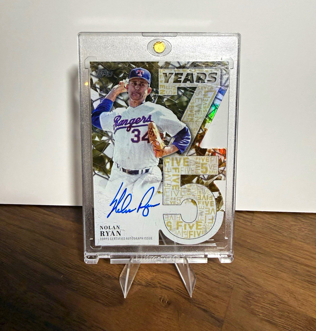 Topps 2026 Series 2 75 Years Die-Cut Autographs Nolan Ryan #75YA-NR /50 Topps 2026 Series 2 75 Years Die-Cut Autographs Nolan Ryan #75YA-NR /50