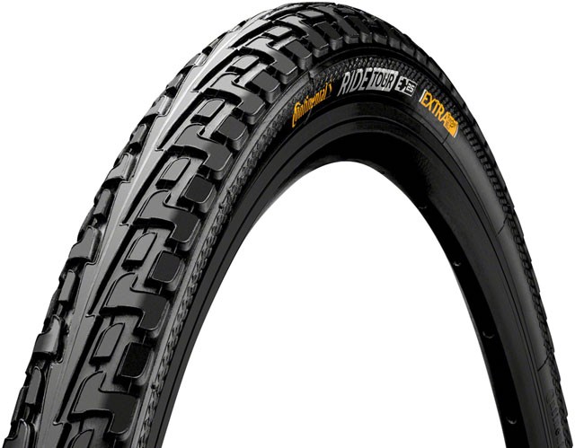 Continental Ride Tour Tire, Clincher Wire, ExtraPuncture Belt, E25 Continental Ride Tour Tire, Clincher Wire, ExtraPuncture Belt, E25