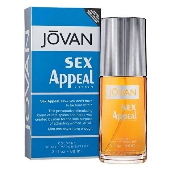 Jovan Sex Appeal Cologne Spray 88ml for Men Jovan Sex Appeal Cologne Spray 88ml for Men