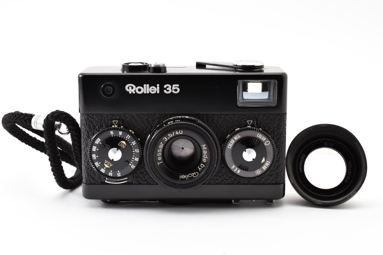 Read [Exc+5] Rollei 35 Black 35mm Film Camera Tessar 40mm f/3.5 From JAPAN
