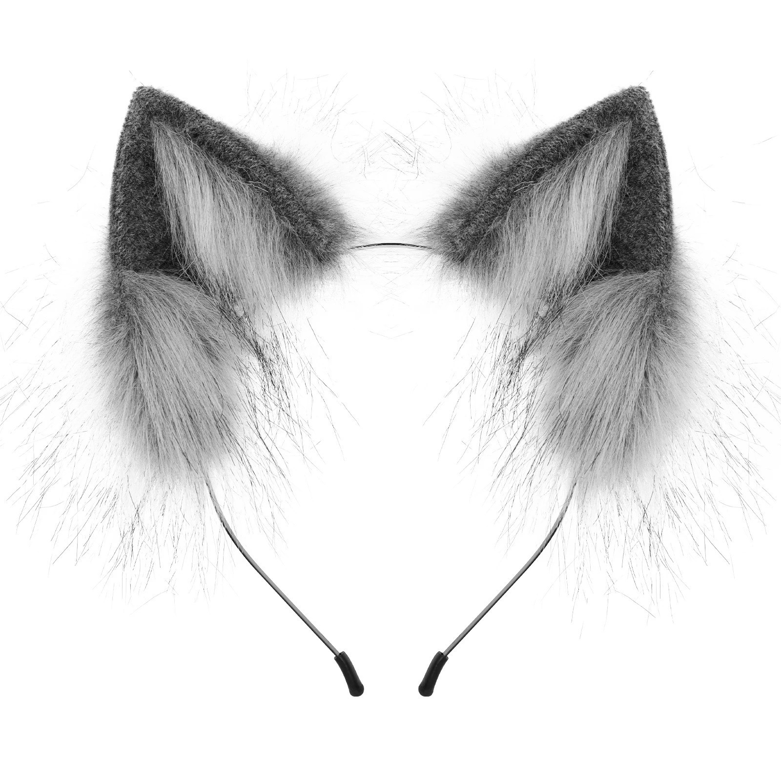 Share Faux Fur Cat Fox Ears Headband Furry Animal Hair Hoop Halloween Cosplay Co Share Faux Fur Cat Fox Ears Headband Furry Animal Hair Hoop Halloween Cosplay Co