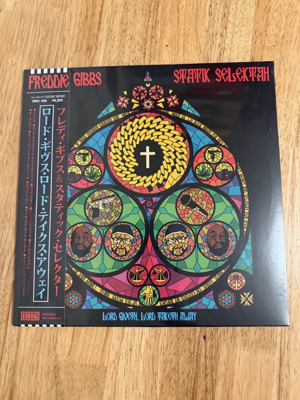 Freddie Gibbs & Statik Selektah  Lord Giveth Lord Taketh OBI Vinyl /50 See Pics