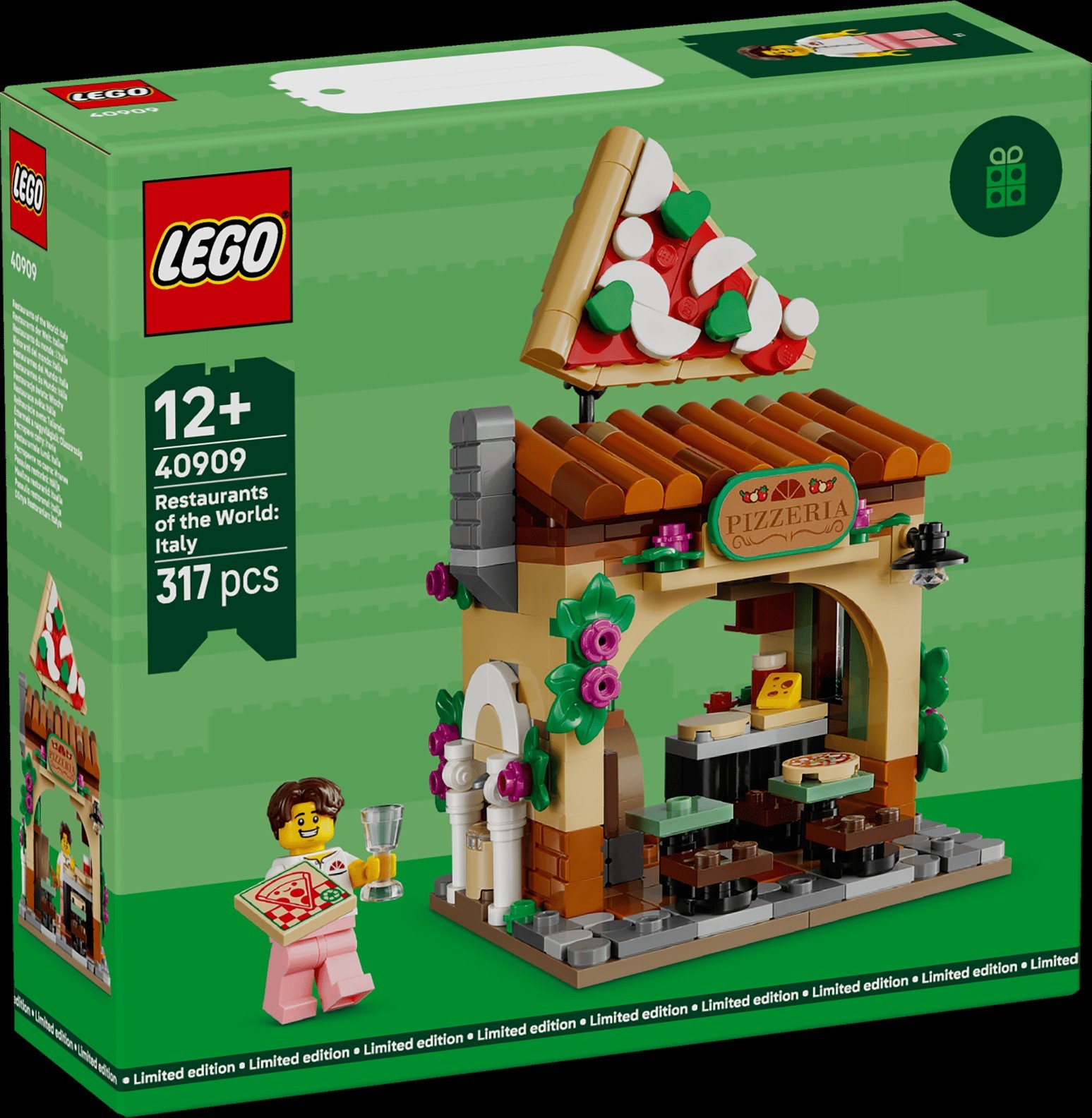 LEGO Restaurants Of The World Italy 40909 New Sealed Promotional Limited Presale