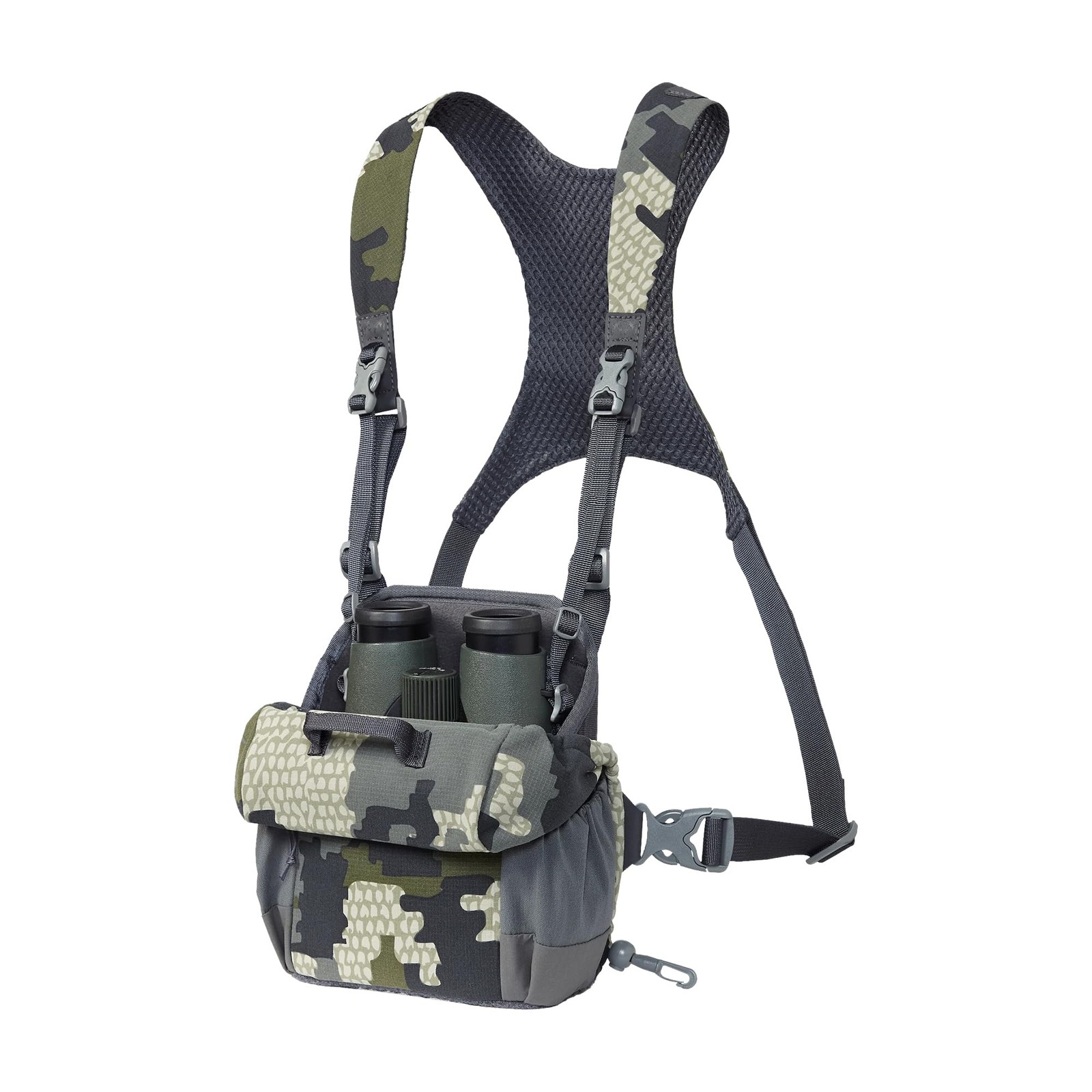 KUIU PRO Bino Harness, Waterproof, Adjustable, One-Hand Lid, Foam Shims
