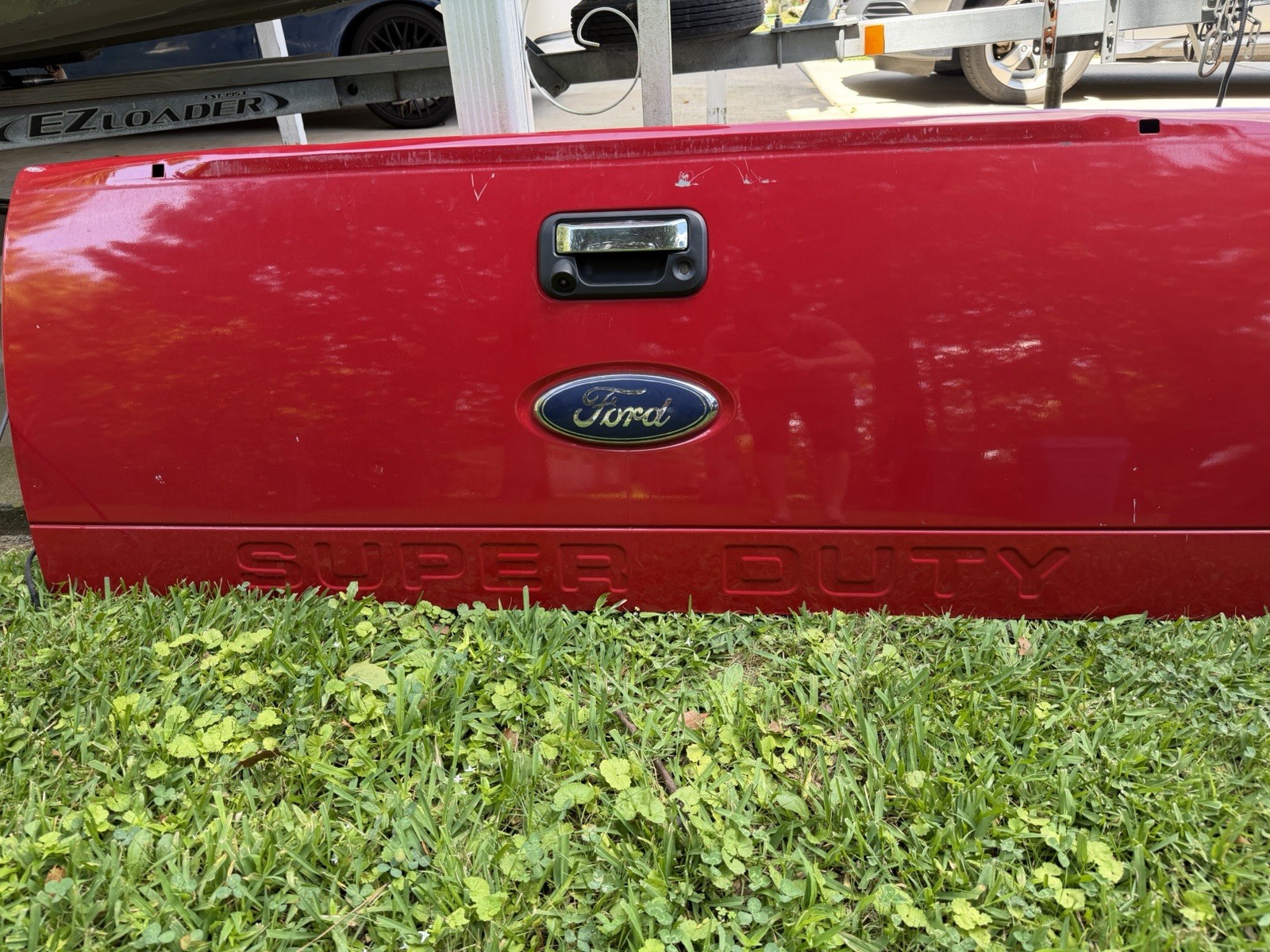 2008 2010 FORD F250 F350 REAR TAILGATE OEM RED 2008 2010 FORD F250 F350 REAR TAILGATE OEM RED