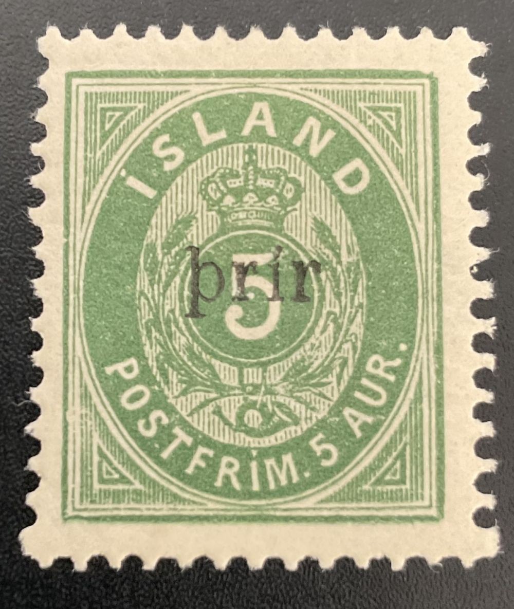 ICELAND 1897 19BI * FLAWLESS MARVELOUS (H3373