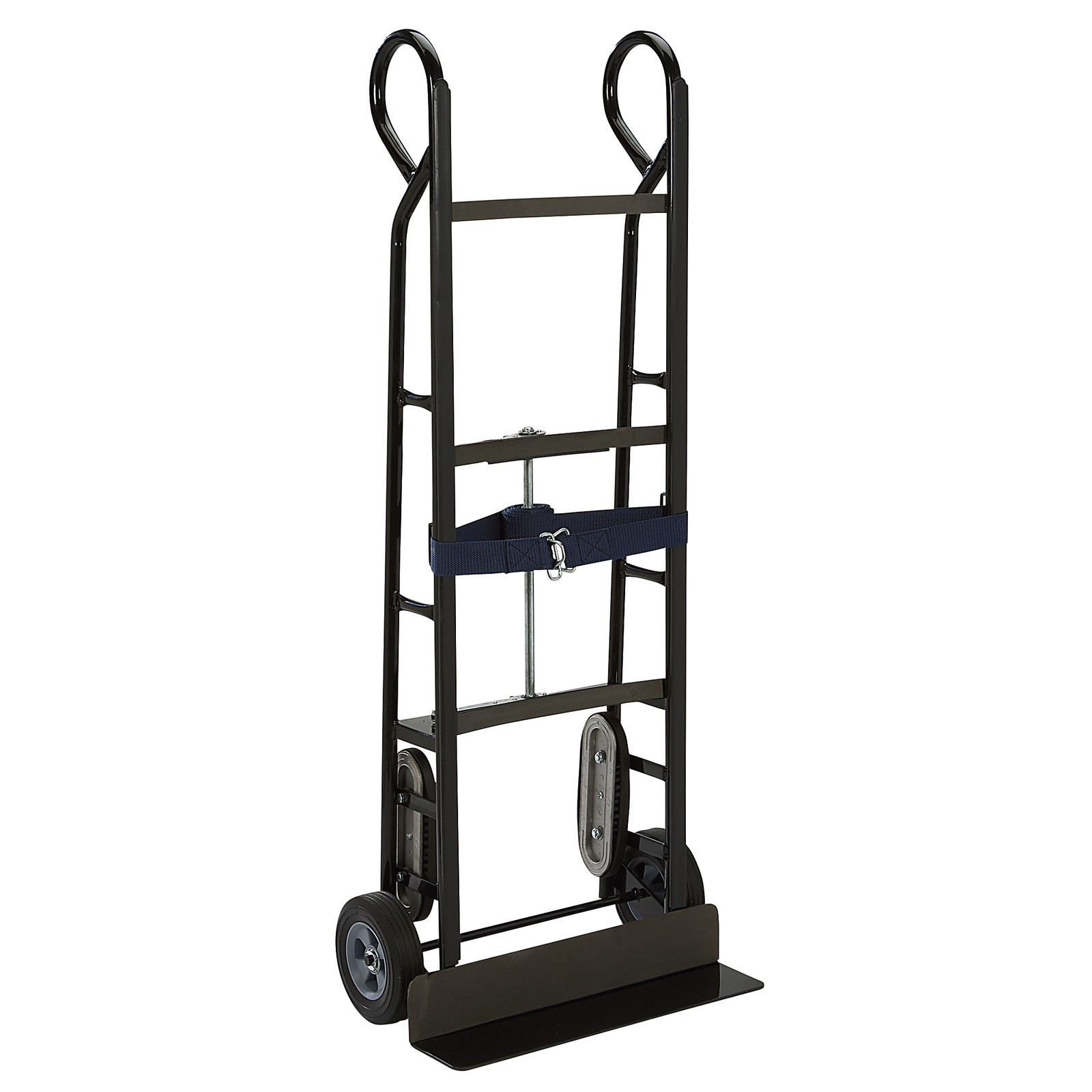 Klutch Carbon Steel Hand Truck, 800-Lb. Capacity, 58-1/4in.H