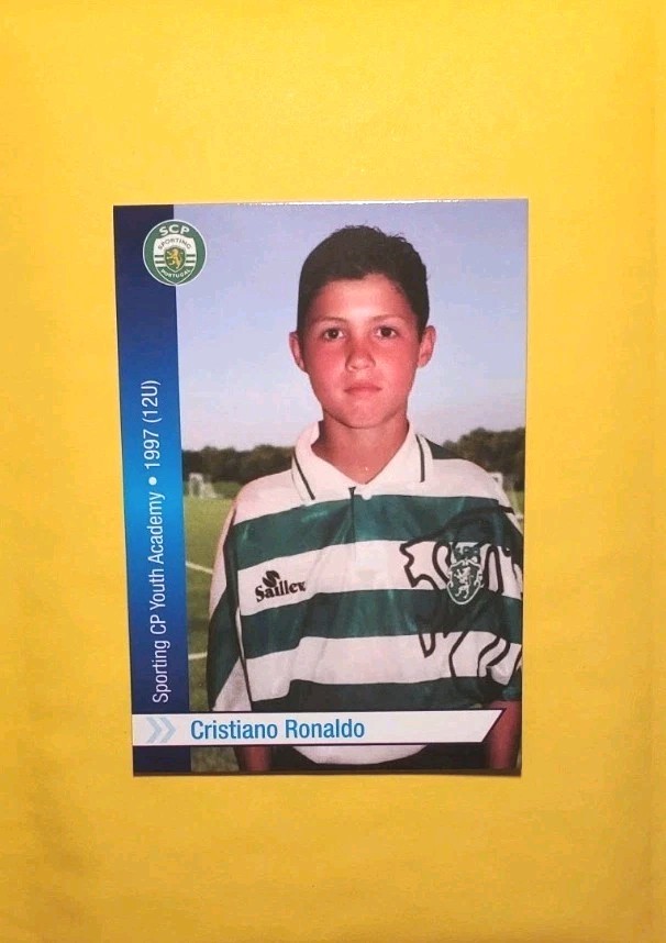 1997 Sporting CP Youth Academy Rookie CRISTIANO RONALDO 1997 Sporting CP Youth Academy Rookie CRISTIANO RONALDO