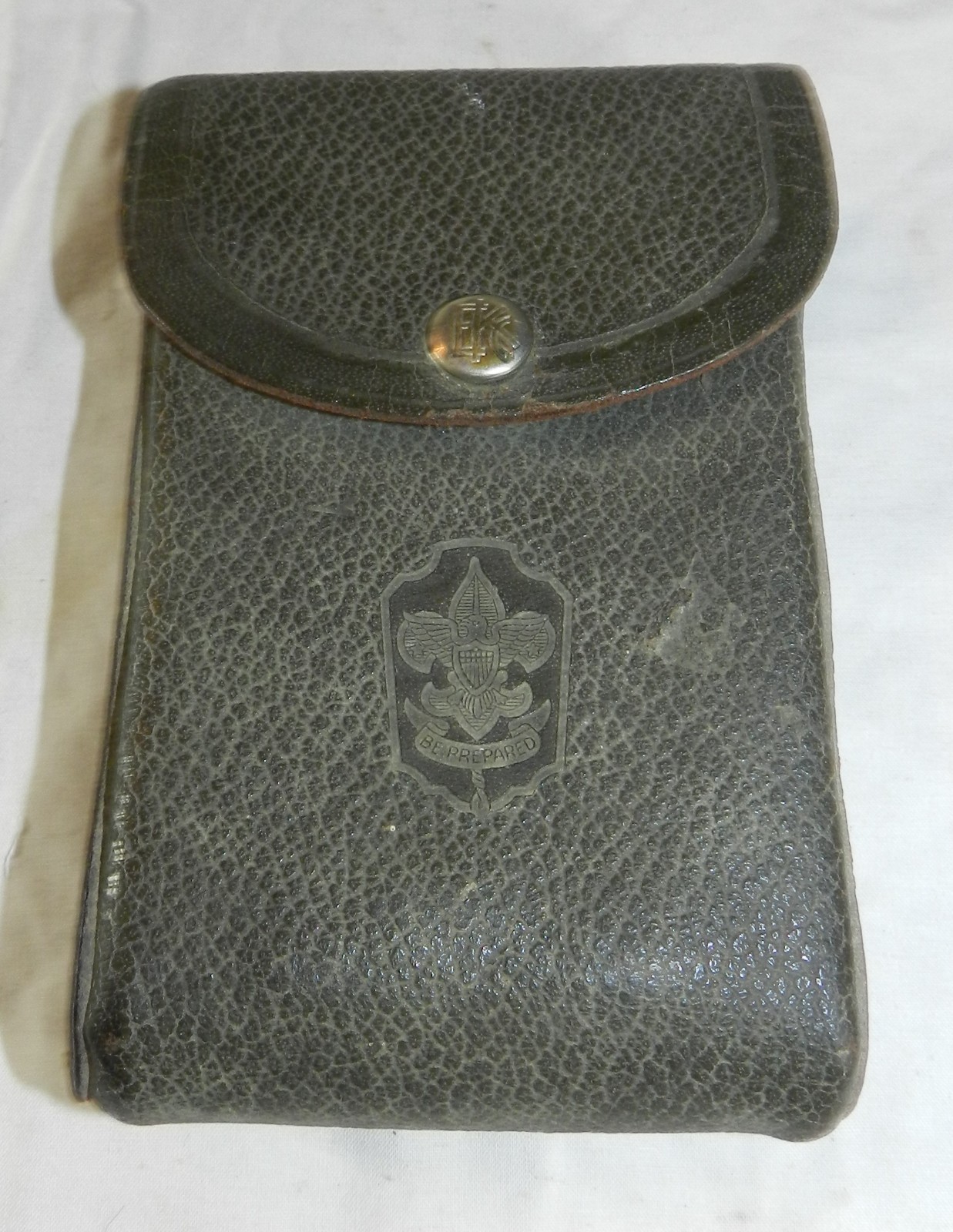 Vintage Empty Boy Scout Leather Camera Case - 5\