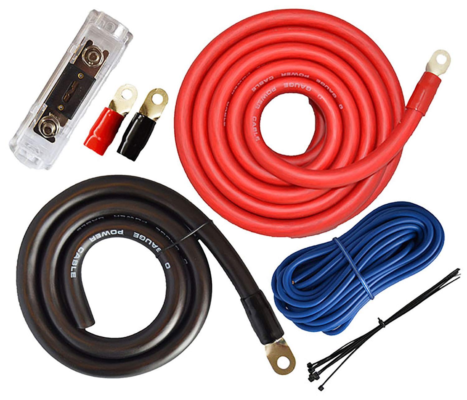 Soundbox Pk0-17, 0 Gauge Amp Kit Power Amplifier Install Wiring Cables Soundbox Pk0-17, 0 Gauge Amp Kit Power Amplifier Install Wiring Cables