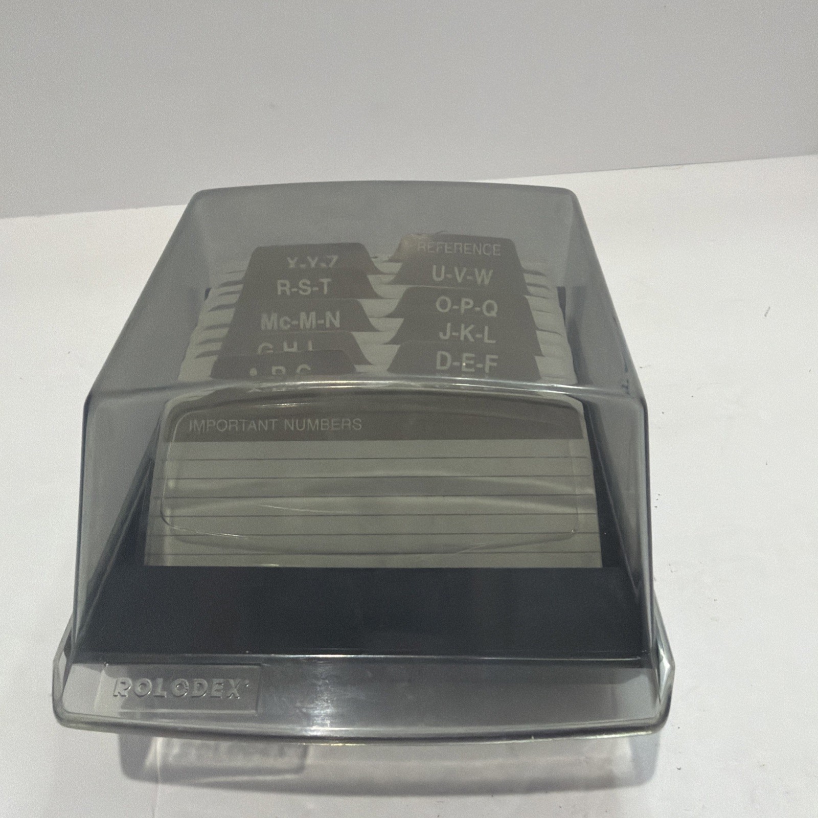 Vintage Rolodex S 310C Address Card File Organizer With Cards Dividers Vintage Rolodex S 310C Address Card File Organizer With Cards Dividers