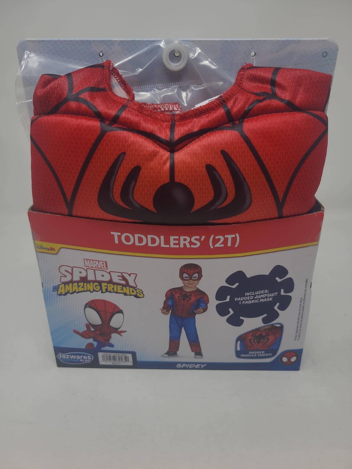 Spidey Costume, Spidey And His Amazing Friends, Toddlers Size 2T Spidey Costume, Spidey And His Amazing Friends, Toddlers Size 2T