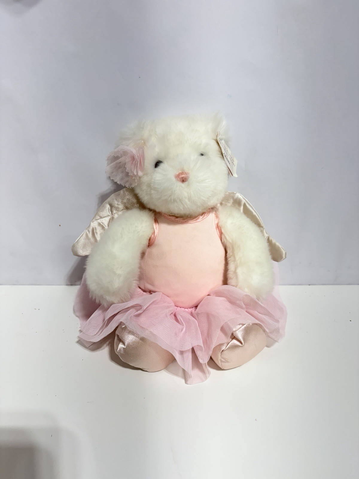GUND Victoria's Secret White Angel Ballerina Teddy Bear  13” NEW w/ TAGS