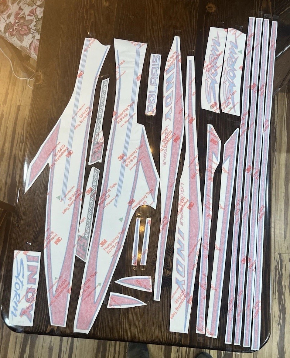 1993 Polaris Storm Decal Kit