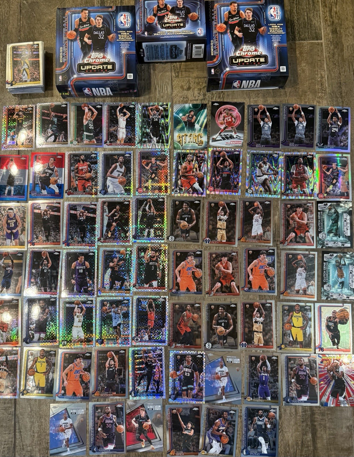 HUGE NBA Lot 2025-26 Topps Chrome Update🔥Giannis REFRACTOR📈Bailey RC📈Raywave