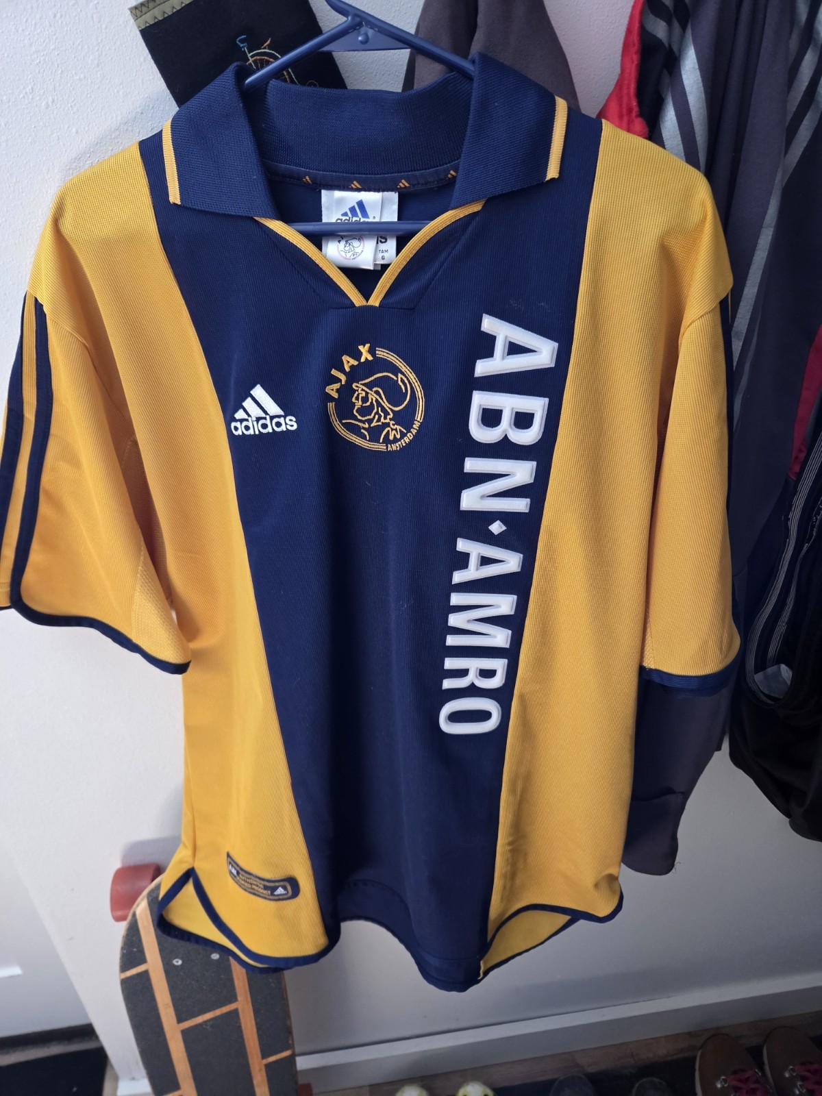 Ajax Amsterdam Away Retro Vintage Football Shirt Home Jersey, Size L