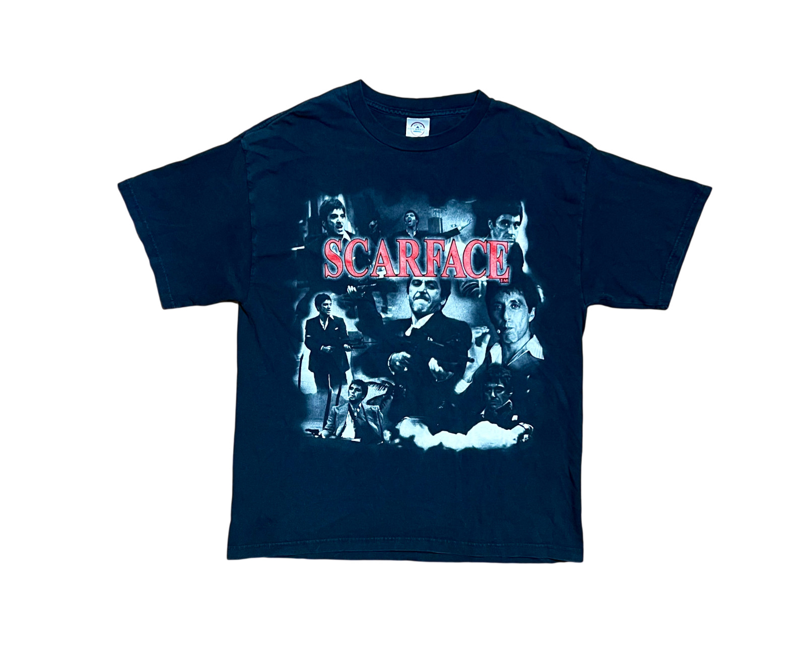 Scarface Vintage Tony Montana Y2K Official Licensed Graphic T-Shirt, Men\'s Large